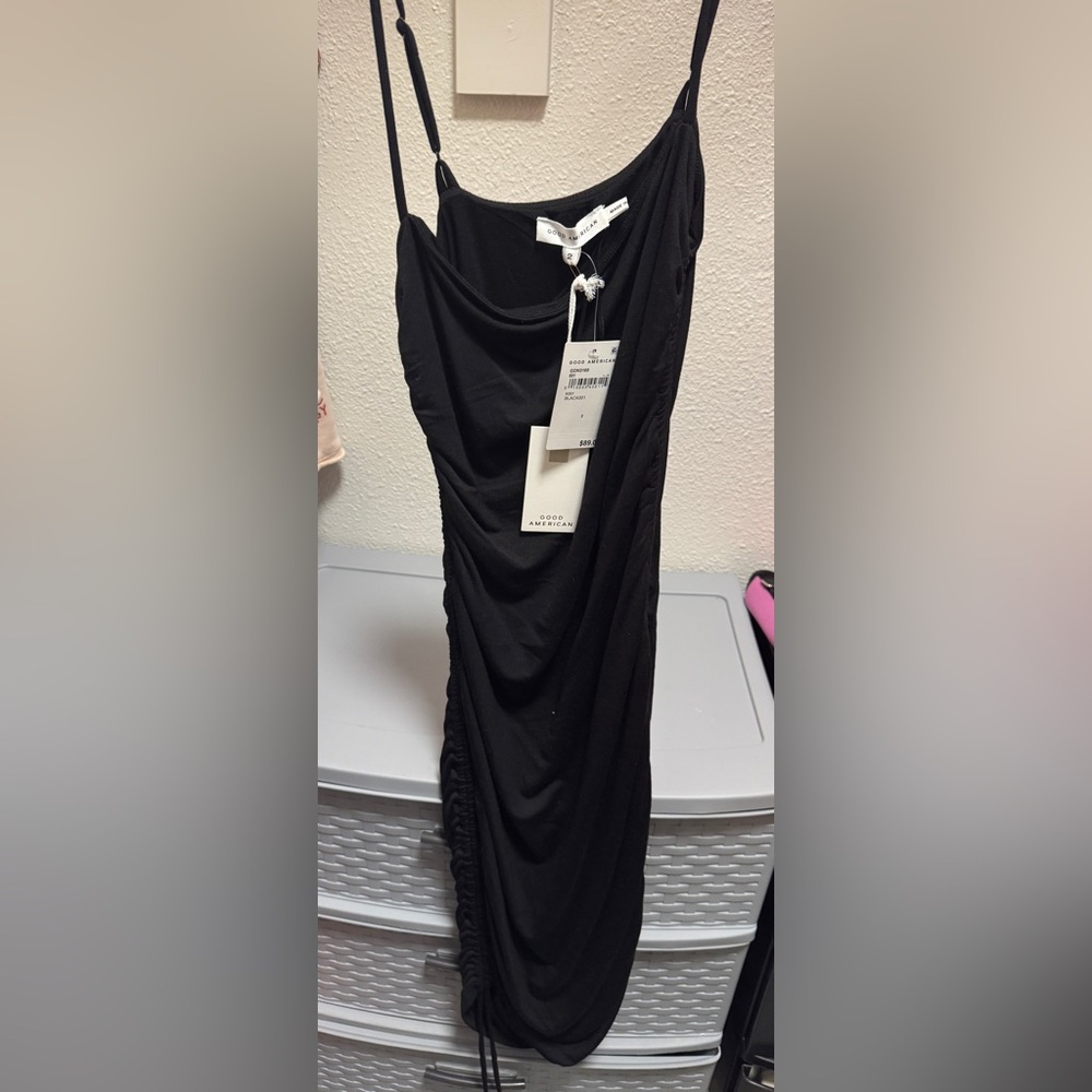 NWT Good American Black dress